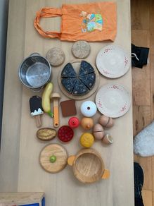 preschool Hape wooden play food items John Crane and more