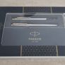 Ballpoint pen + fountain pen | stainless steel gold (blue ink) | Parker Jotter Original Image 2