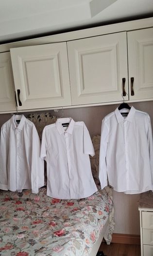 Selection of men's white shirts