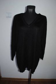 Asos oversize black jumper/sweater zip at the back size UK14/16 EUR42/44 Postage included