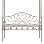 Garden Bench 122 cm Iron Antique Brown Image 3