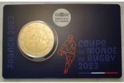 France 2 Euro Base Metals Brilliant Uncirculated Coin 2023 - Rugby World Cup France - 2 Euro Commemorative Coin