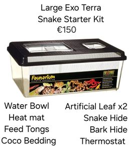 Corn Snake Large Exoterra Starter kits