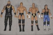 WWE Action Figures: Braun Strowman, Triple H, Sid, Bret Hart