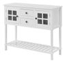 BRAND NEW Console table with shelf, hallway table, sofa table, white wood hallway, living room, bedroom, dressing room, chest of drawers Image 2