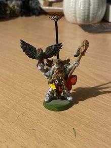 Warhammer 40k Space Wolves Njal Stormcaller 2nd edition Metal