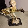 Fontanini Simonetti Gypsy Boy Selling Grapes Figurine on Italian Carrara Marble Image 3