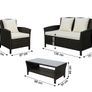 Newport 4 Seater Patio Garden Set + Table Image 4