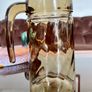 Vintage 1960s French Glass Jug with Decorative Swirling Design Image 6