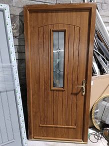 Light oak composite door 1005x21400