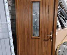 Light oak composite door 1005x21400