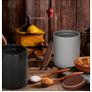 Brand New HASAYAKI Storage Jars, Set of 2 650/1100ml Stackable Ceramic Canisters. Image 4