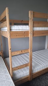 ikea pine bunk bed single