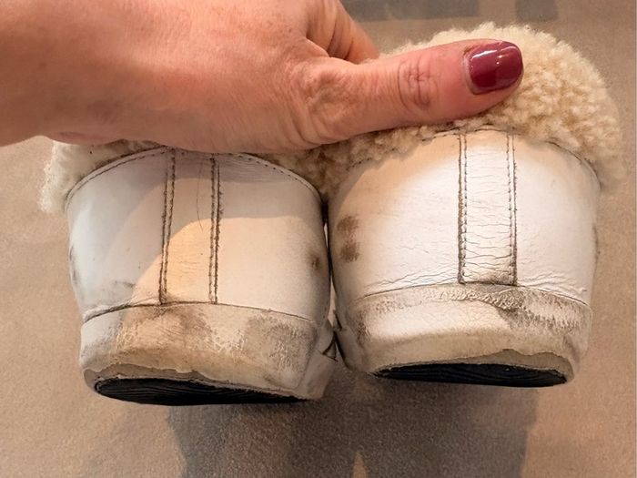 Golden Goose shearling superstar trainers