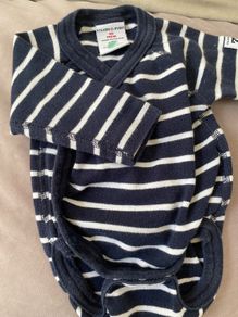 Polarn O Pyret POP kimono bodysuit 40cm newborn crossover style