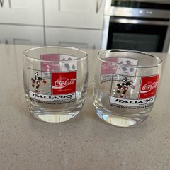 Coca Cola Italy 90 World Cup Glasses UK 15 Euro Each Glass