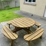 Round picnic table (8 seater) Image 2