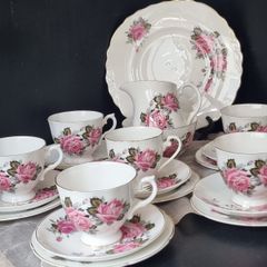 Royal Grafton Bone China Tea Set "Rose"