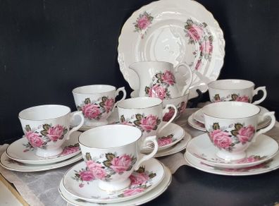 Royal Grafton Bone China Tea Set "Rose"
