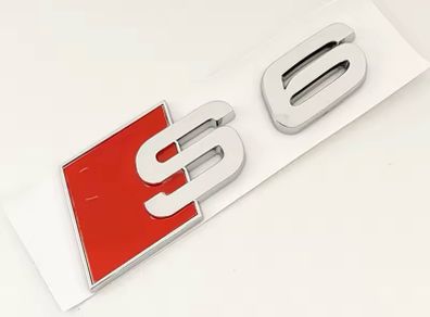 Audi S6 rear boot badge