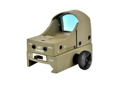 Airsoft Mini Red/Green Dot Reflex sight - tan