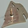 Vintage Fully Hallmarked Dublin 9ct Gold Sailing Boat Pin Image 2