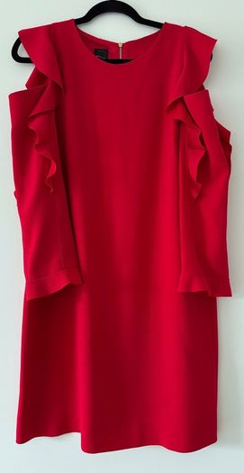 Pinko red cocktail dress