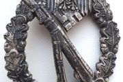 WW2 German Infantry Assault Badge Silver - R.S.S