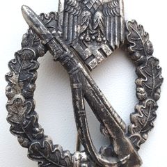 WW2 German Infantry Assault Badge Silver - R.S.S