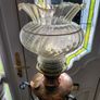 Fabulous expandable working oil lamp wih brass and copper detailing Image 6