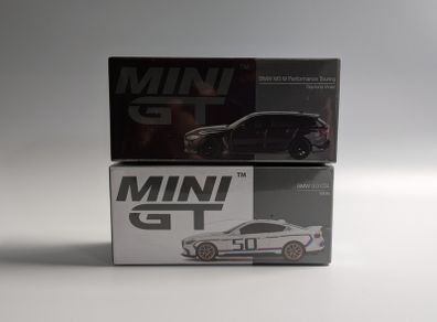 2x MiniGT BMWs M3 Touring & 3.0 CSL