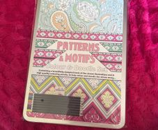 Patterns and motifs colour and doodle set