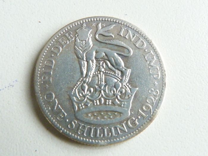 1928 silver shilling
