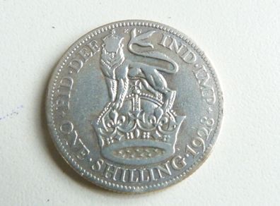 1928 silver shilling