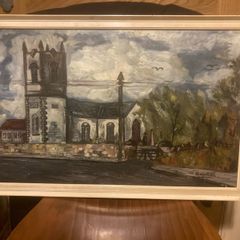 Oil painting free postage
