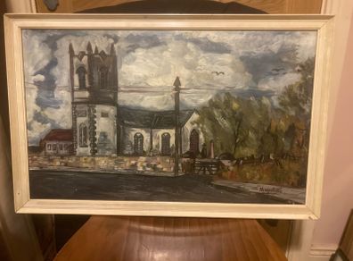 Oil painting free postage