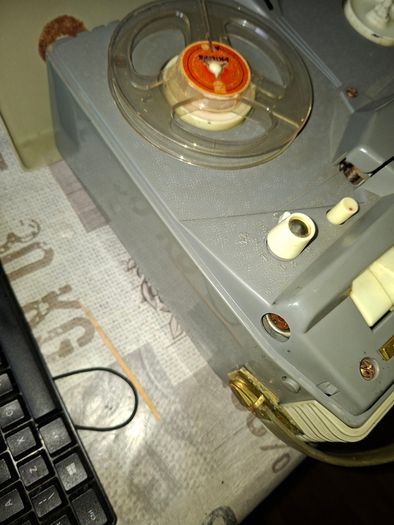 1960s Philips EL 3541 Vintage Reel-to-Reel Tape Recorder with cables Untested, Postage Available or Collection