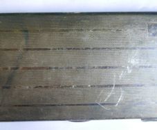 Vintage Silver Plated Cigarette Case 7" x 3,5"