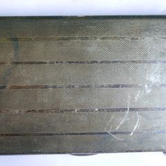 Vintage Silver Plated Cigarette Case 7" x 3,5"