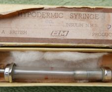 Vintage Top Surgical Hypodermic Syringe  Glass British 1930