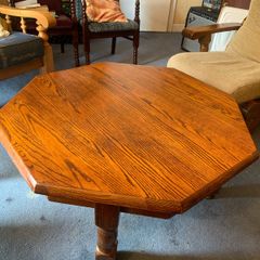 Octagonal coffee table