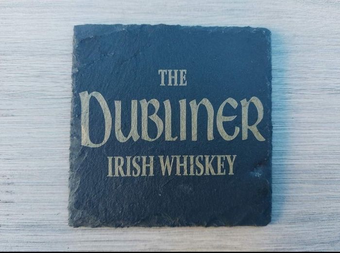 The Dubliner Irish Whiskey Engraved Coaster Set (2pk)
