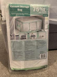 Brand new in original packaging: Vacuum storage bag