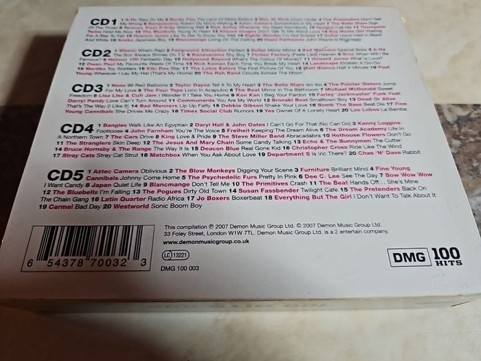 100 Hits 80s  5CD Boxset