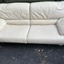 cream leather suite Image 5
