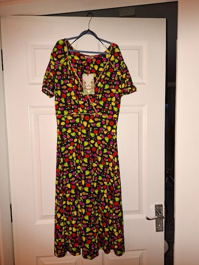 Brand NEW Joe Browns Fruity Floral Knee-Length Dress, size 8UK