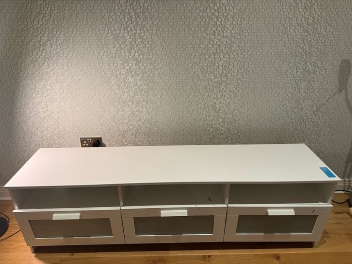 TV bench, white From IKEA!