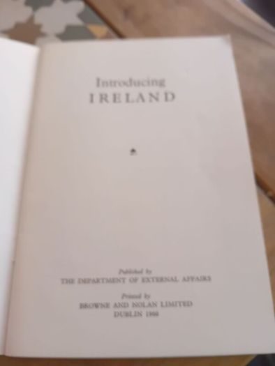 Rare Book Introducing Ireland
