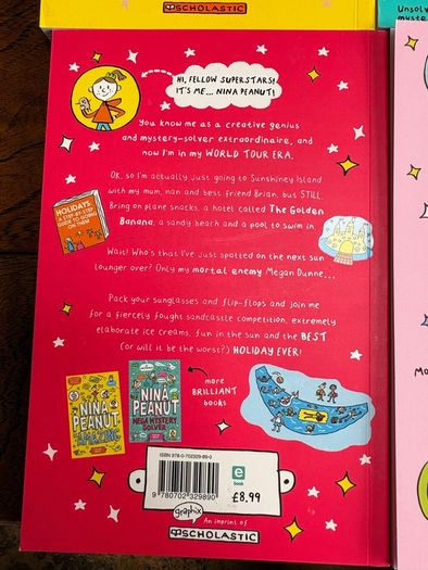 Nina Peanut - 4 book series - brand new