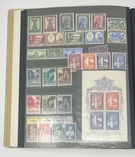 Collection: Vatican City Stamps both mint and used along with some miniature sheets on 40 pages